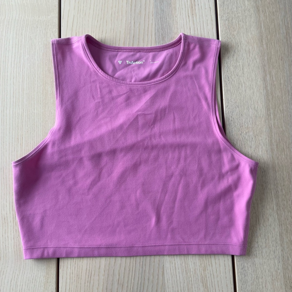 Aritza TNA Action Pink Crop Top ladies large, large TNA activewear top